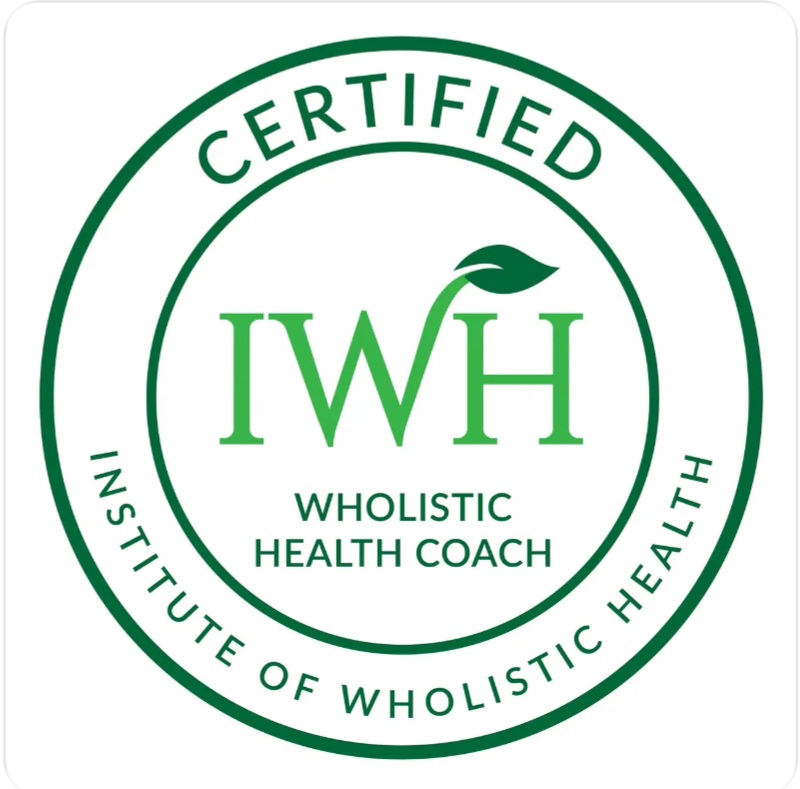 Certified Wholistic Health Coach seal, Institute of Wholistic Health